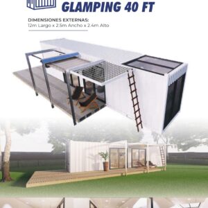 Contenedor Glamping 40 Ft