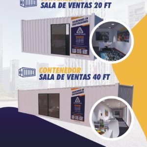 Contenedor Sala De Ventas 20 Ft