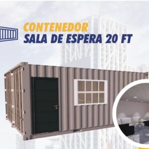 Contenedor Sala De Espera 20 Ft